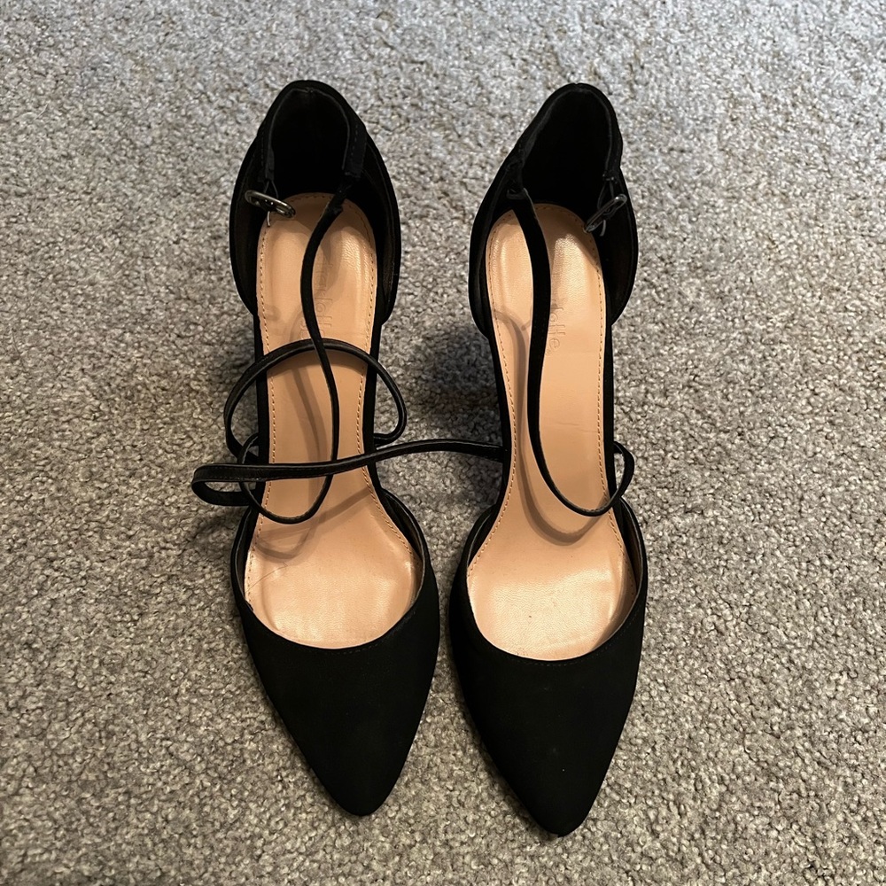 Charlotte Russe Strappy Black Heels